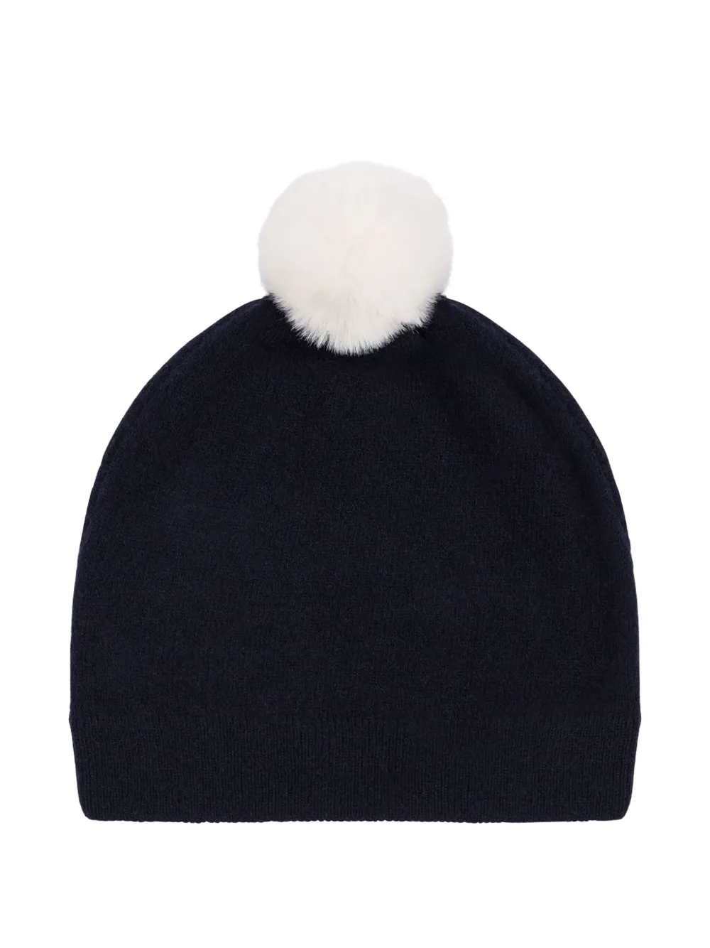 Moschino Kids Muts met pompon Blauw