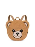 Moschino Kids teddy bear backpack - Brown
