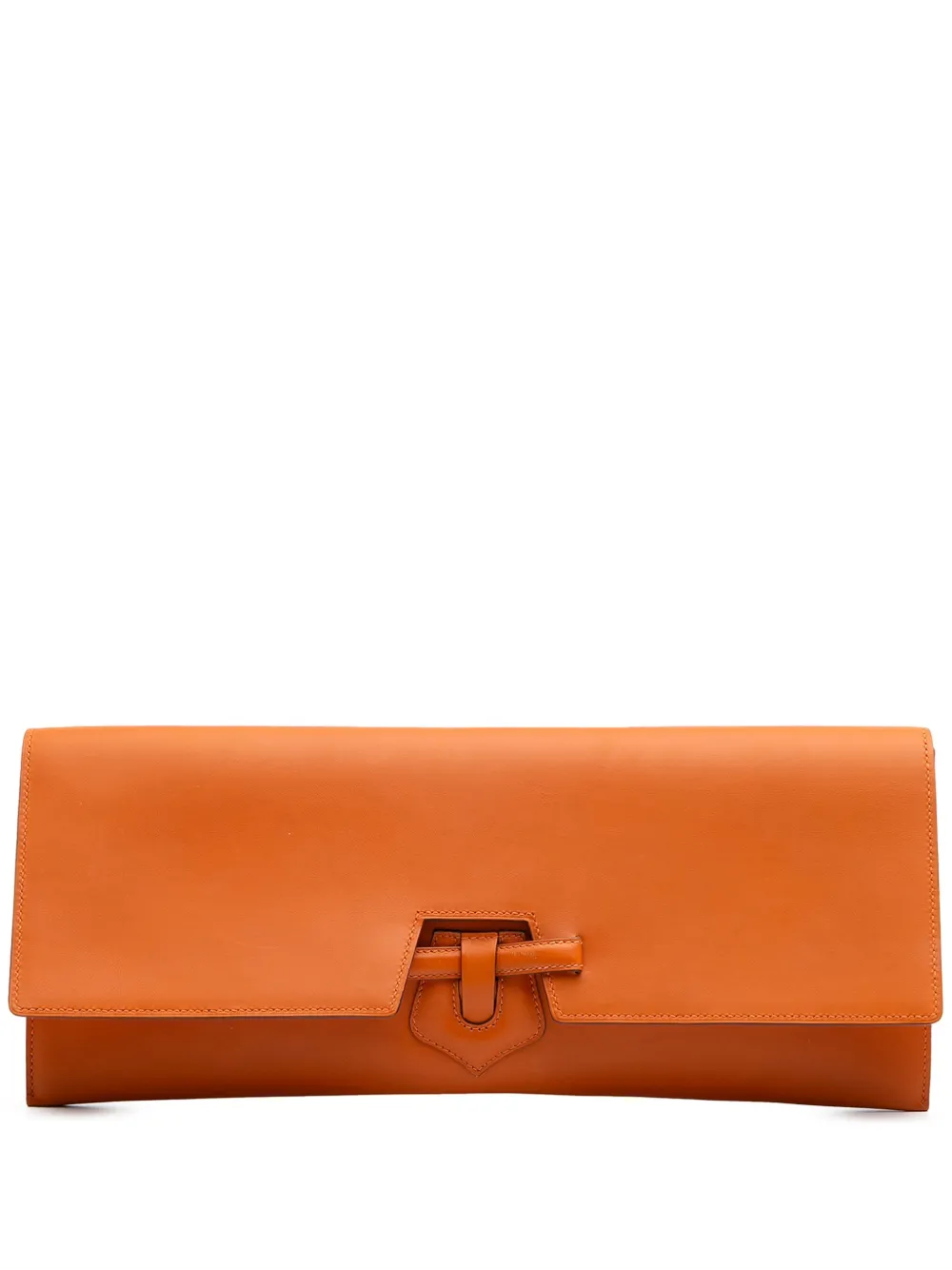 Hermès Pre-Owned 2006 Chamonix Maharani clutch bag | Orange | Image 1