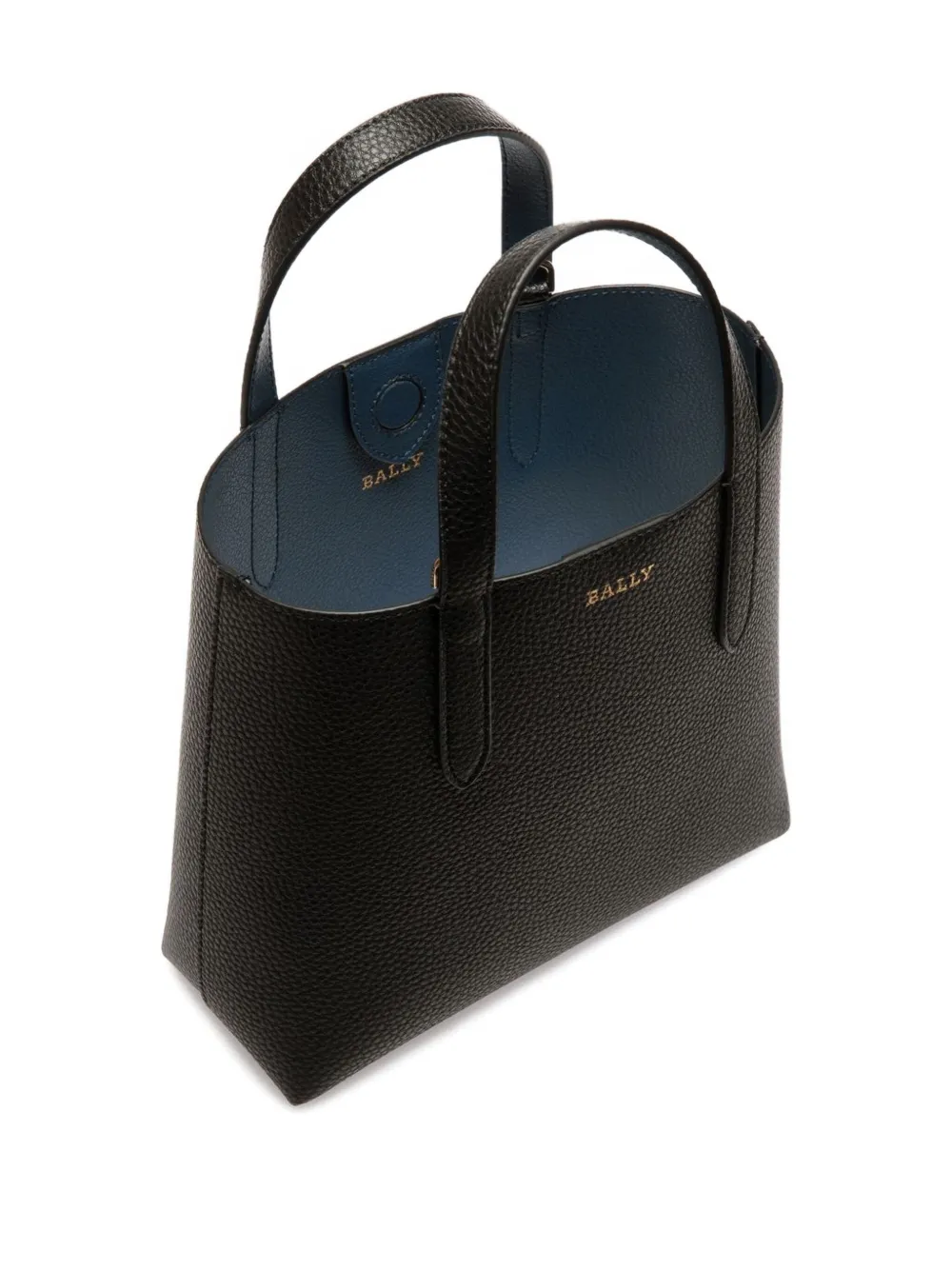 Bally Leren shopper Zwart