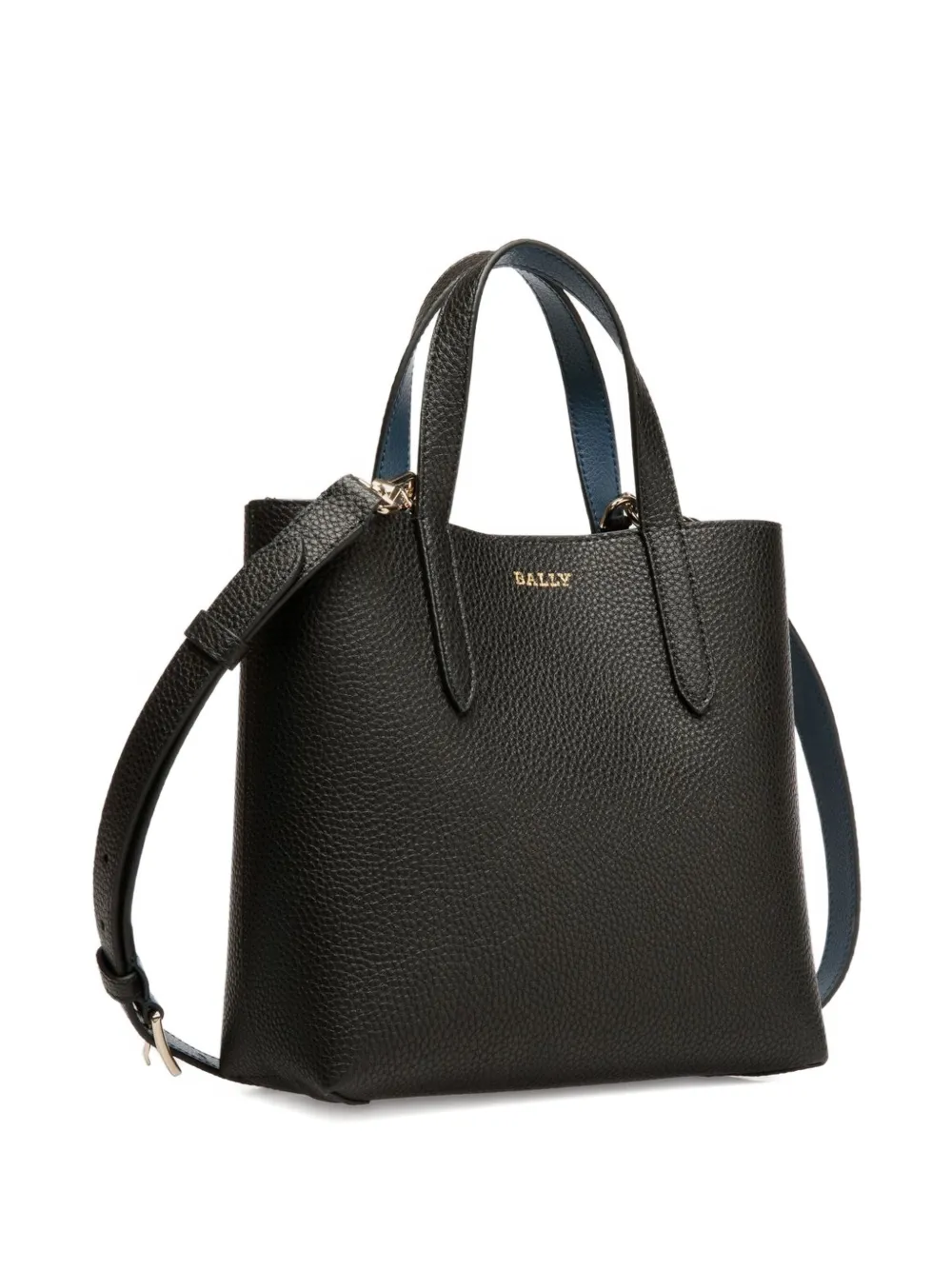 Bally Leren shopper Zwart