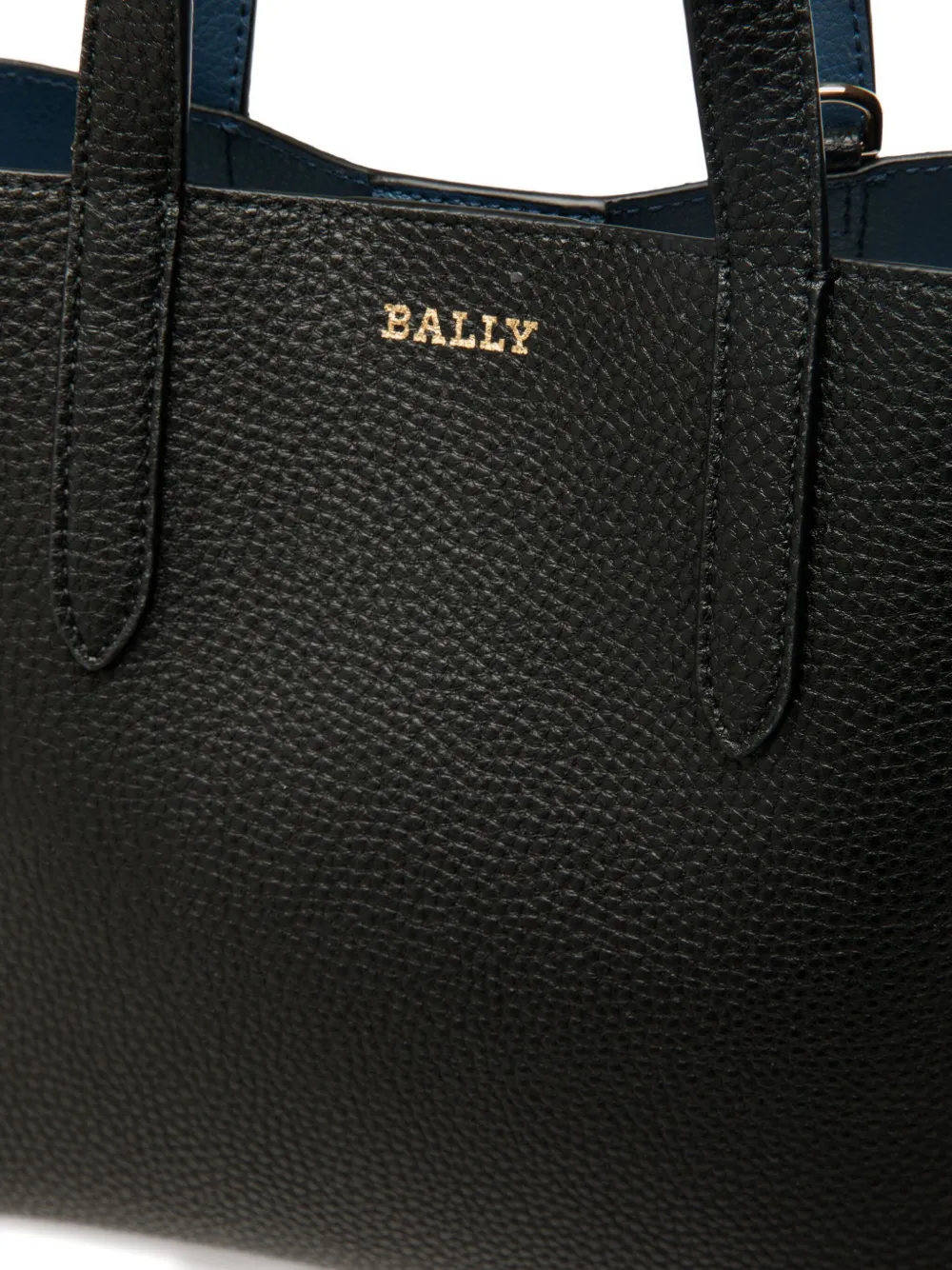 Bally Leren shopper Zwart