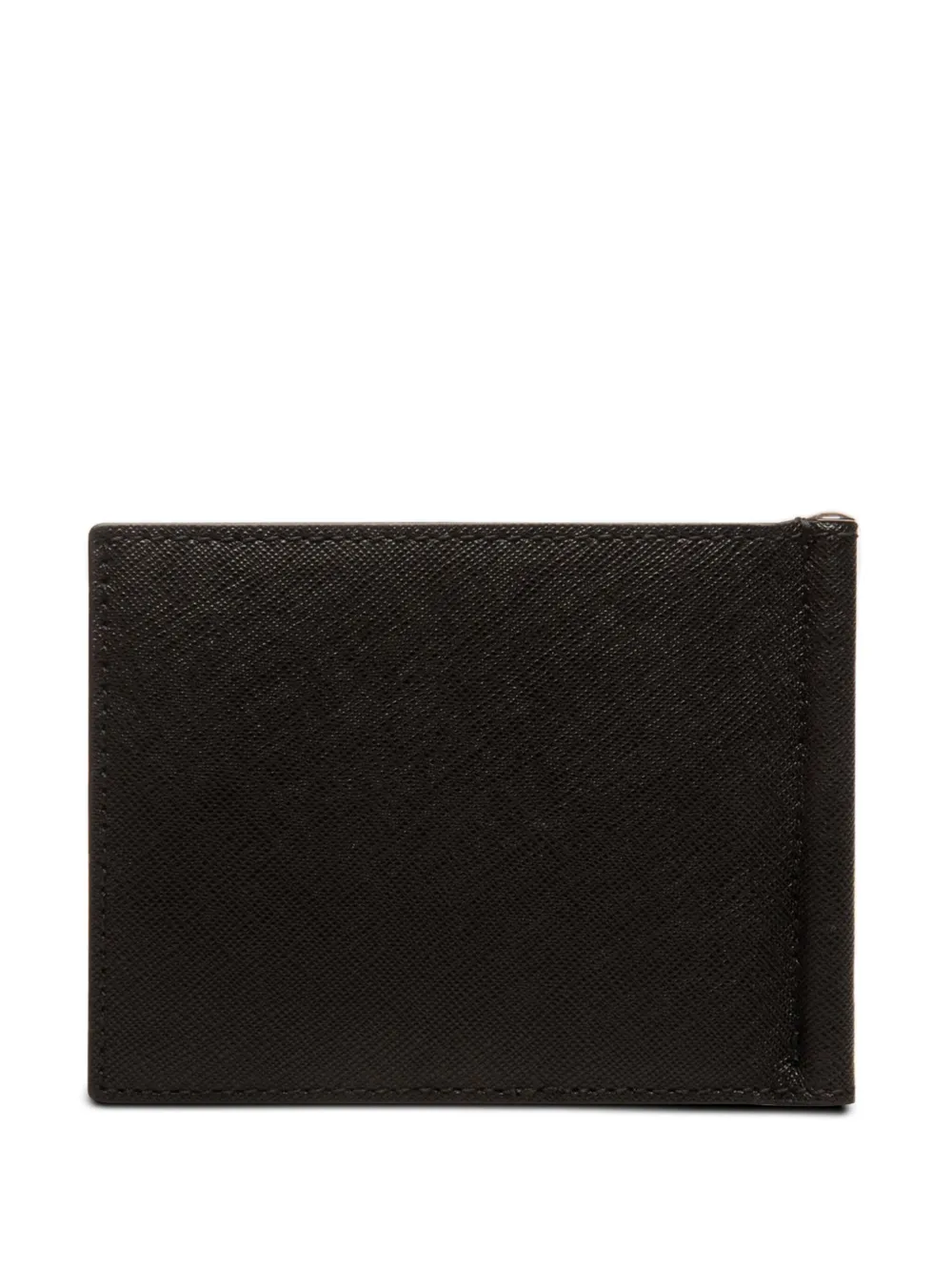 Bally Leren portemonnee met lintdetail Zwart