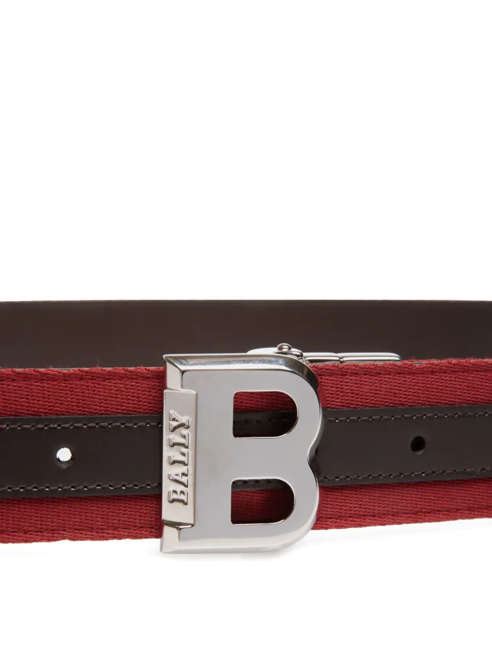 Bally Gestreepte riem Bruin