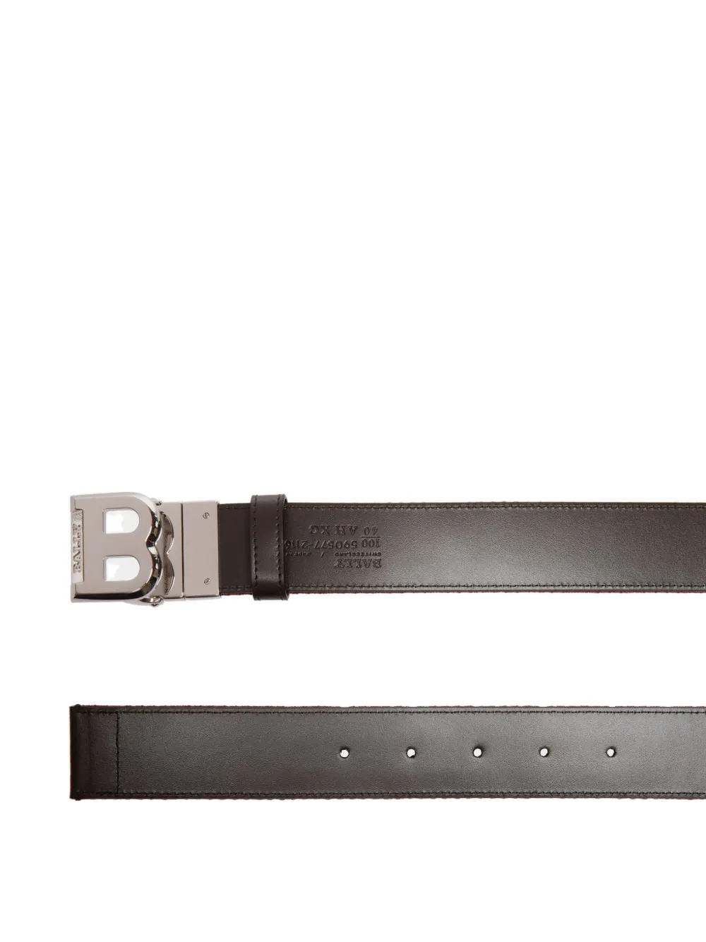 Bally Gestreepte riem Bruin