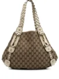 Gucci Pre-Owned 2000-2015 Small GG Canvas Horsebit Pelham shoulder bag - Brown