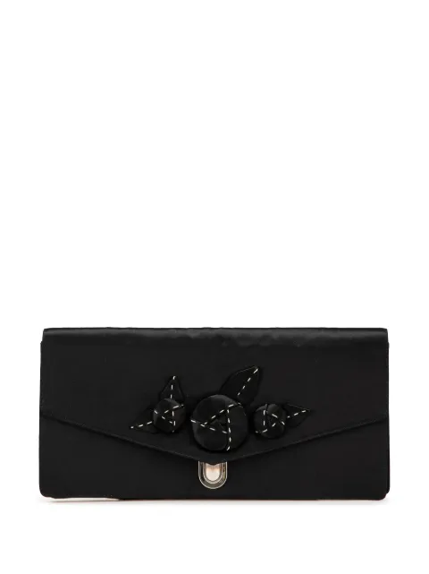 Prada Pre-Owned pochette en satin à appliqués (2000-2013)