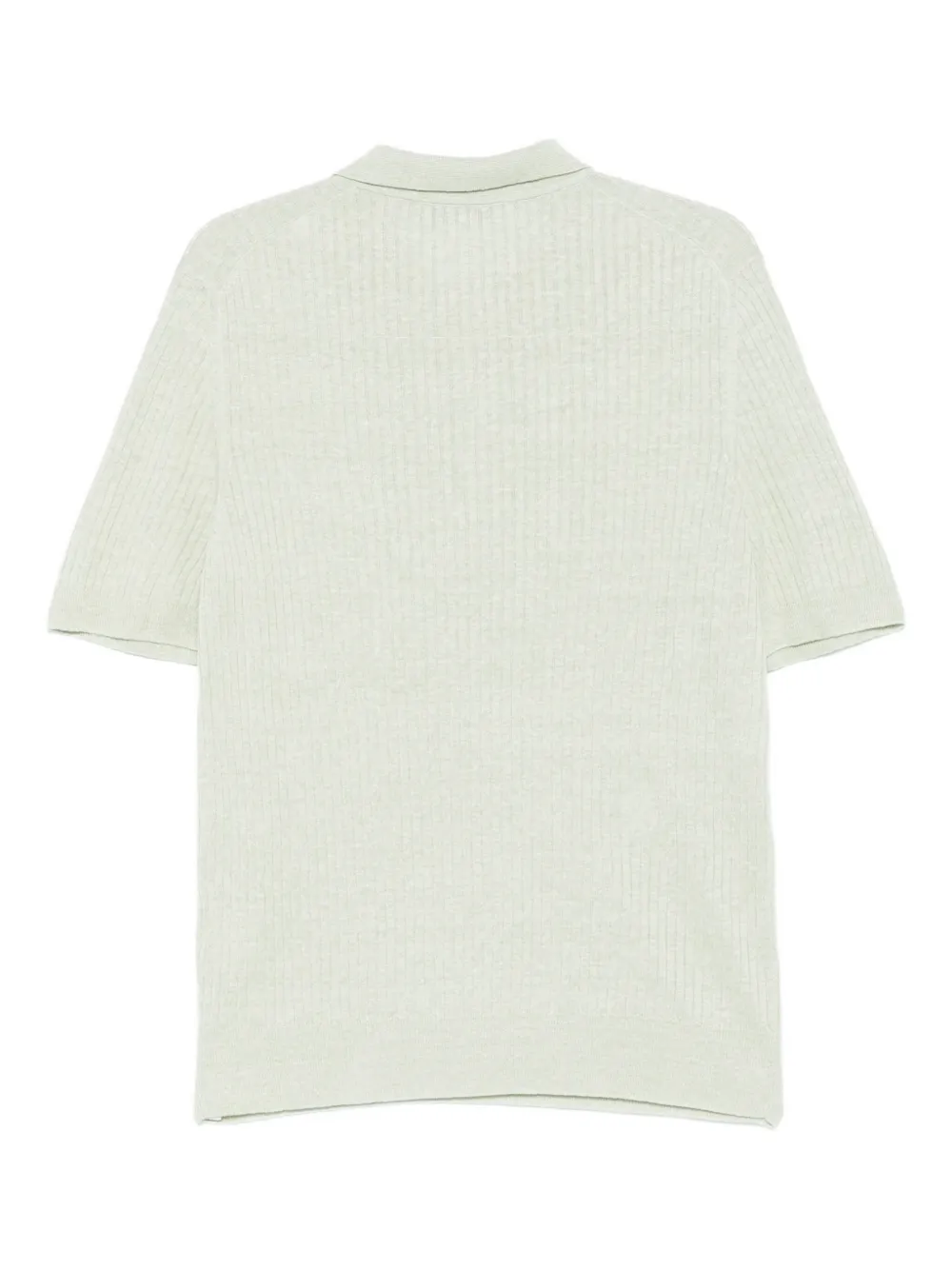 Gran Sasso ribbed polo shirt - Groen