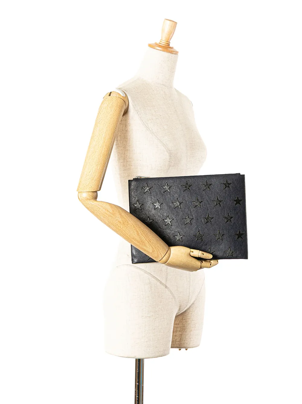 Saint Laurent Pre-Owned 2016 Leather Star clutch bag | Pre-Owned | Image 2
