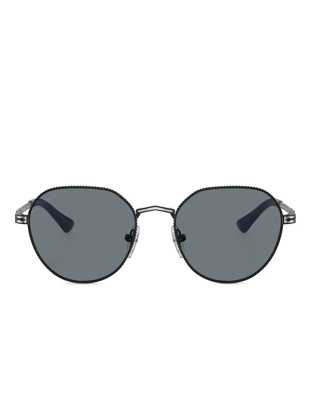 Persol lentes de sol con armazón redonda | negro | Image 1