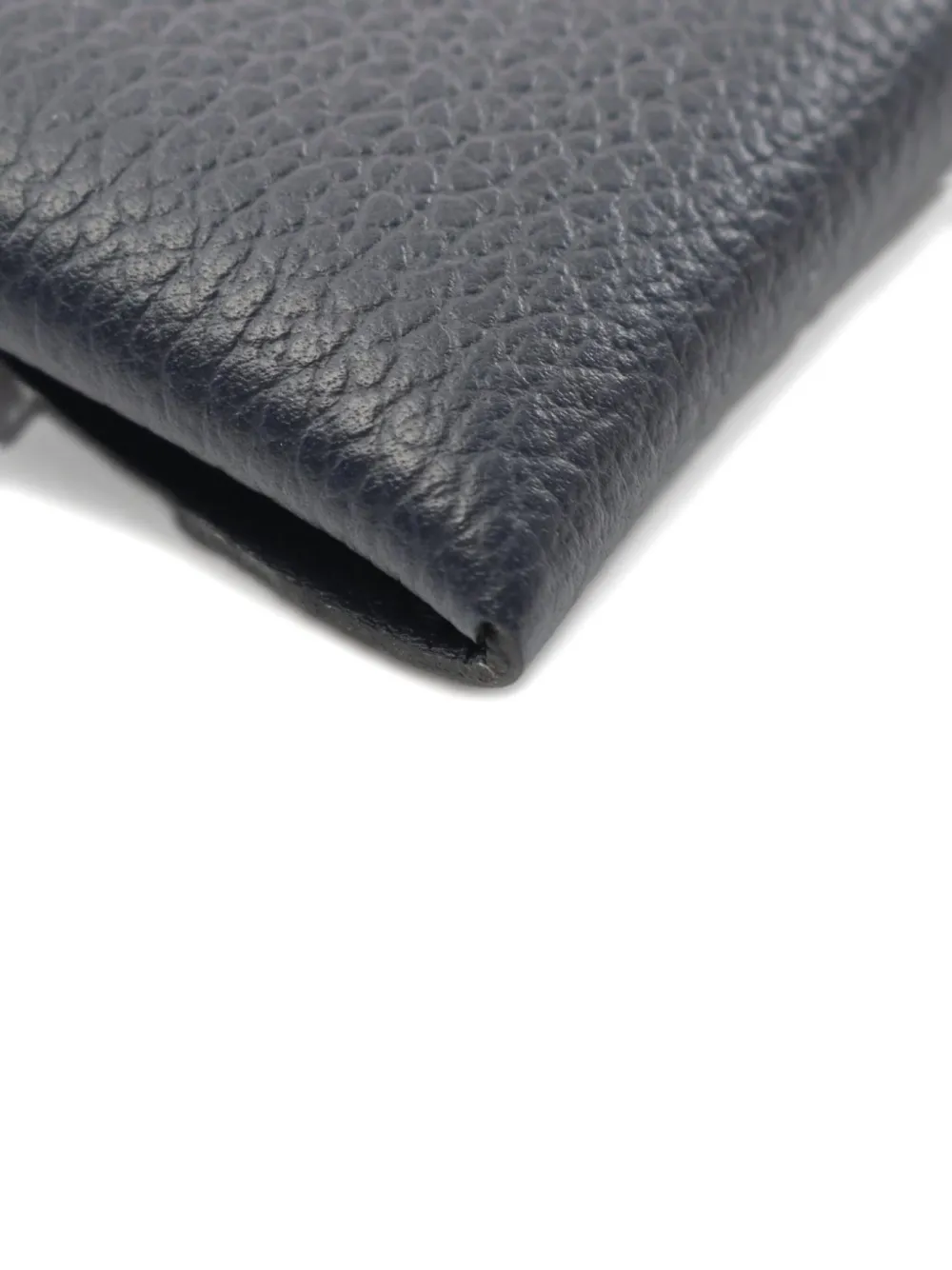 Pre-owned Hermes 2023 Bastia Coin Purse In Blue