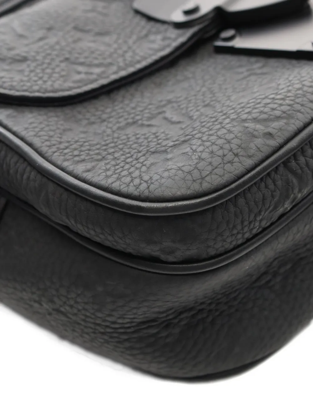 Pre-owned Louis Vuitton 2021 S-lock Messenger Bag In Black