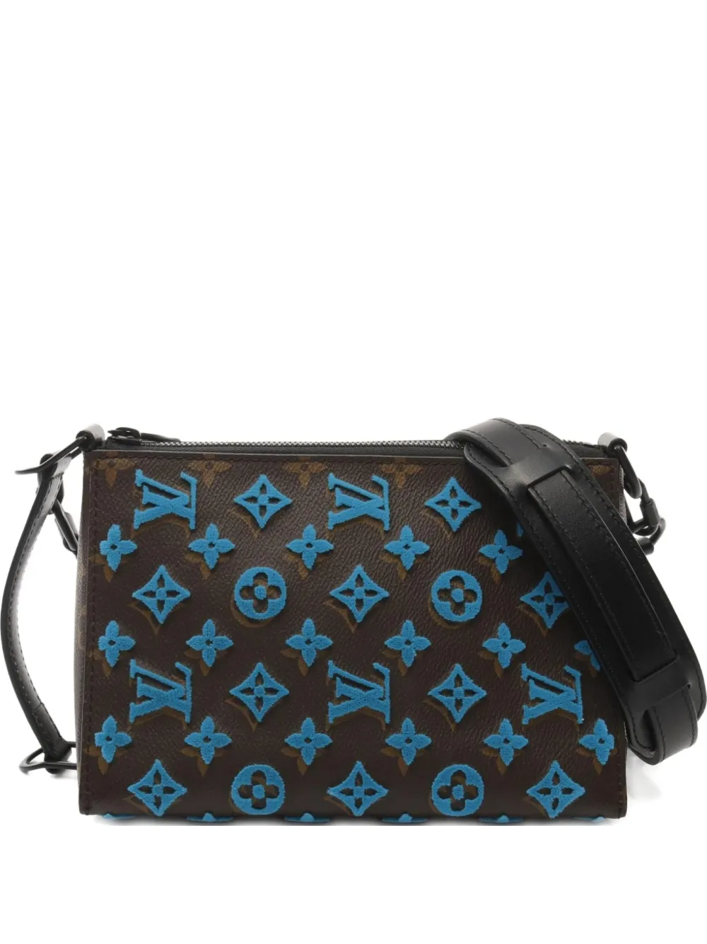 Pre-owned Louis Vuitton 2019 Triangle Monogram Messenger Bag