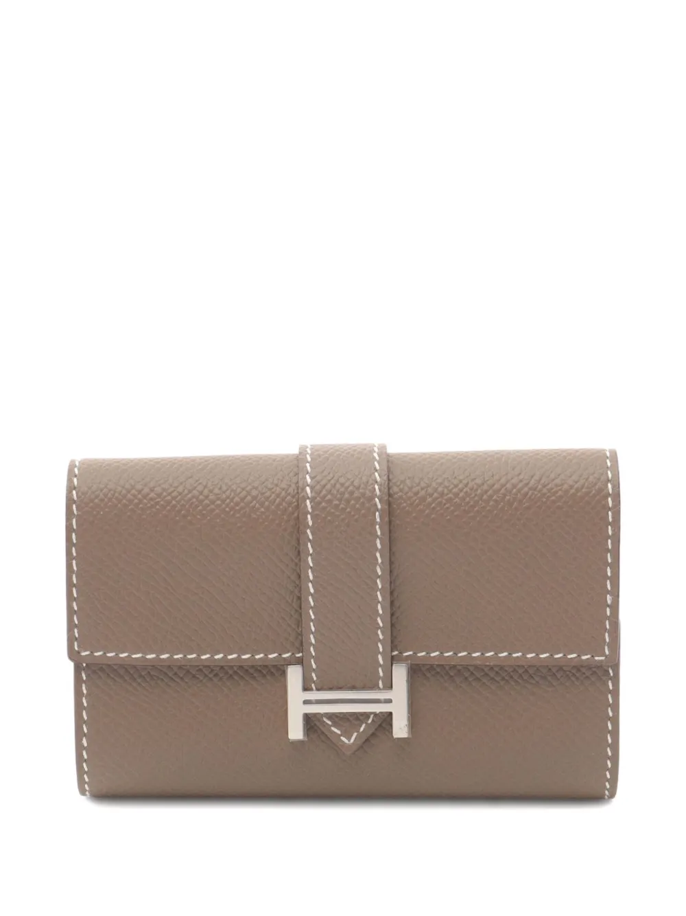 Hermès Pre-Owned 2024 Bearn leather key case | Brown | Image 1