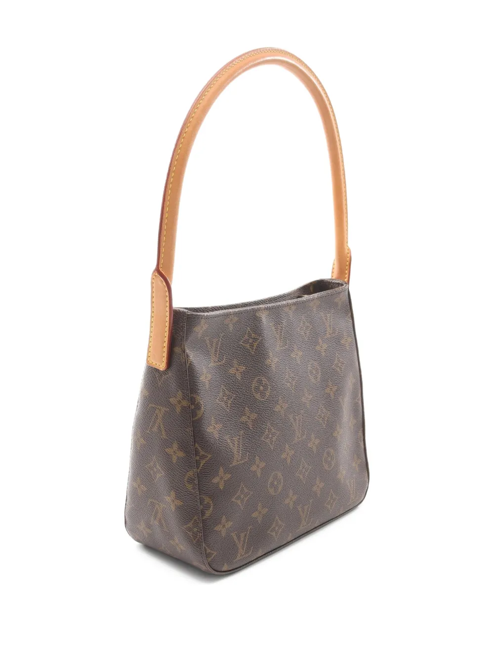 Pre-owned Louis Vuitton 2002 Looping Shoulder Bag In Brown