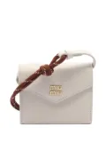 Miu Miu Pre-Owned 2010s leather coin purse - White
