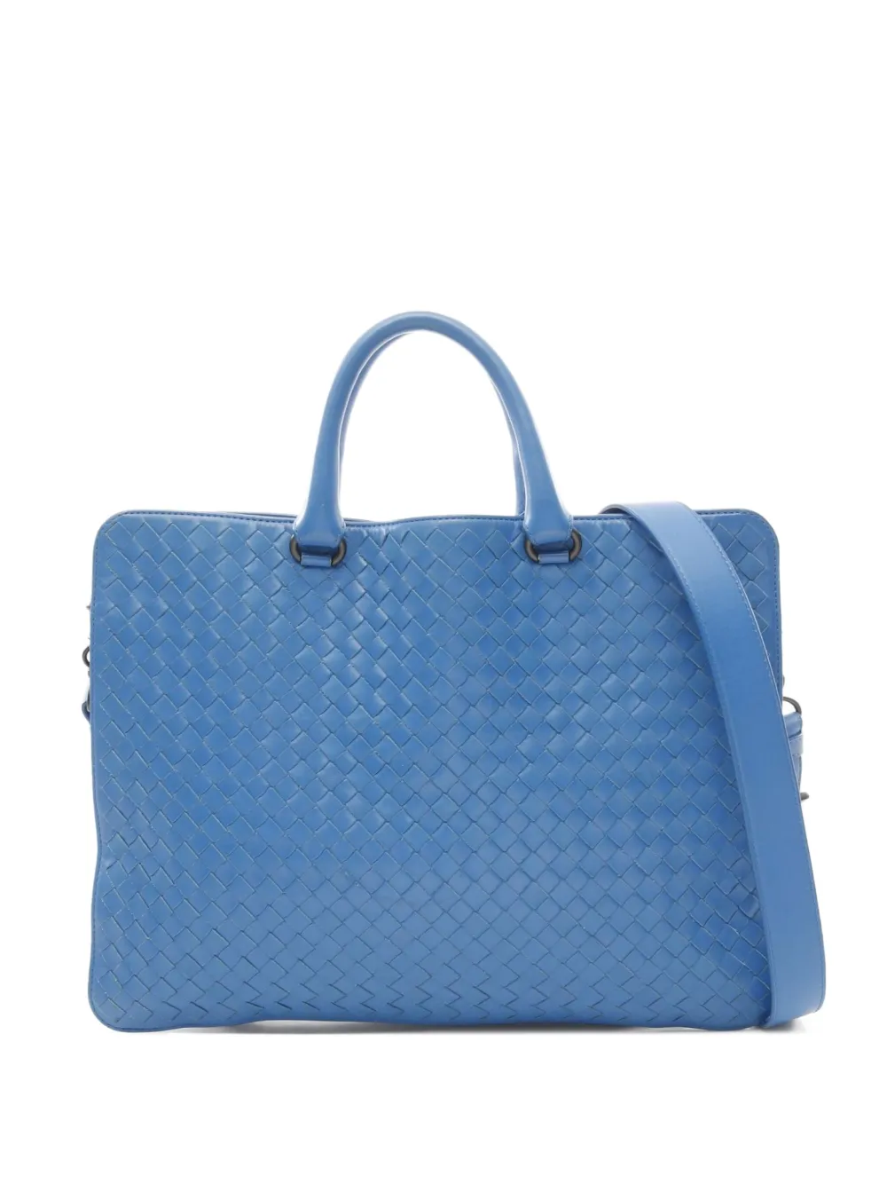 Bottega Veneta Pre-Owned 2000s Intrecciato briefcase | Blue | Image 1