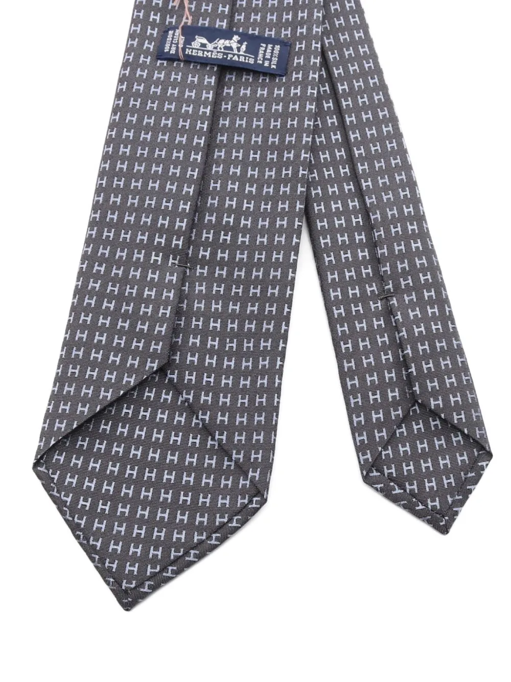 Hermès Pre-Owned 20s Faconnee H silk tie | Image 2
