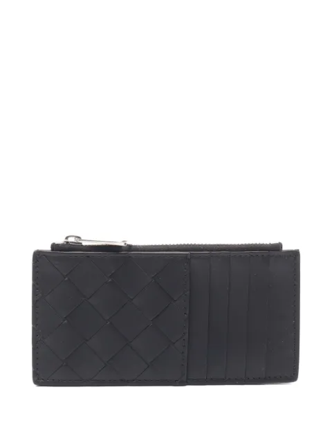 Bottega Veneta Pre-Owned 2020s Intrecciato leather card case