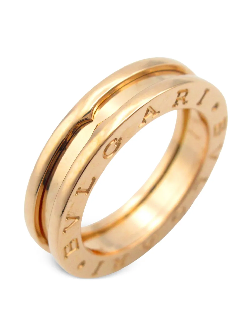 Bvlgari Pre-Owned 2010s 18K rose gold B.zero1 ring | Women | Image 2