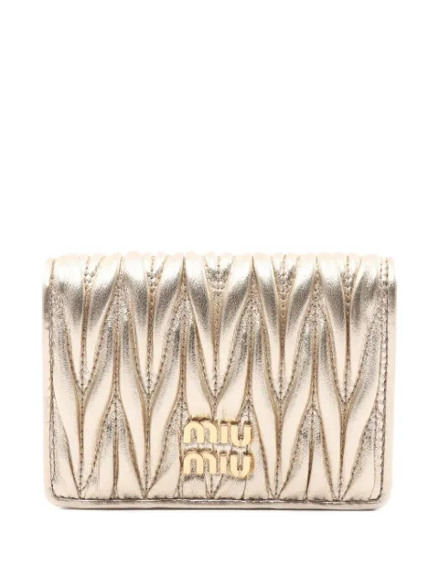 Miu Miu Pre-Owned 2020s Matelasse leather wallet