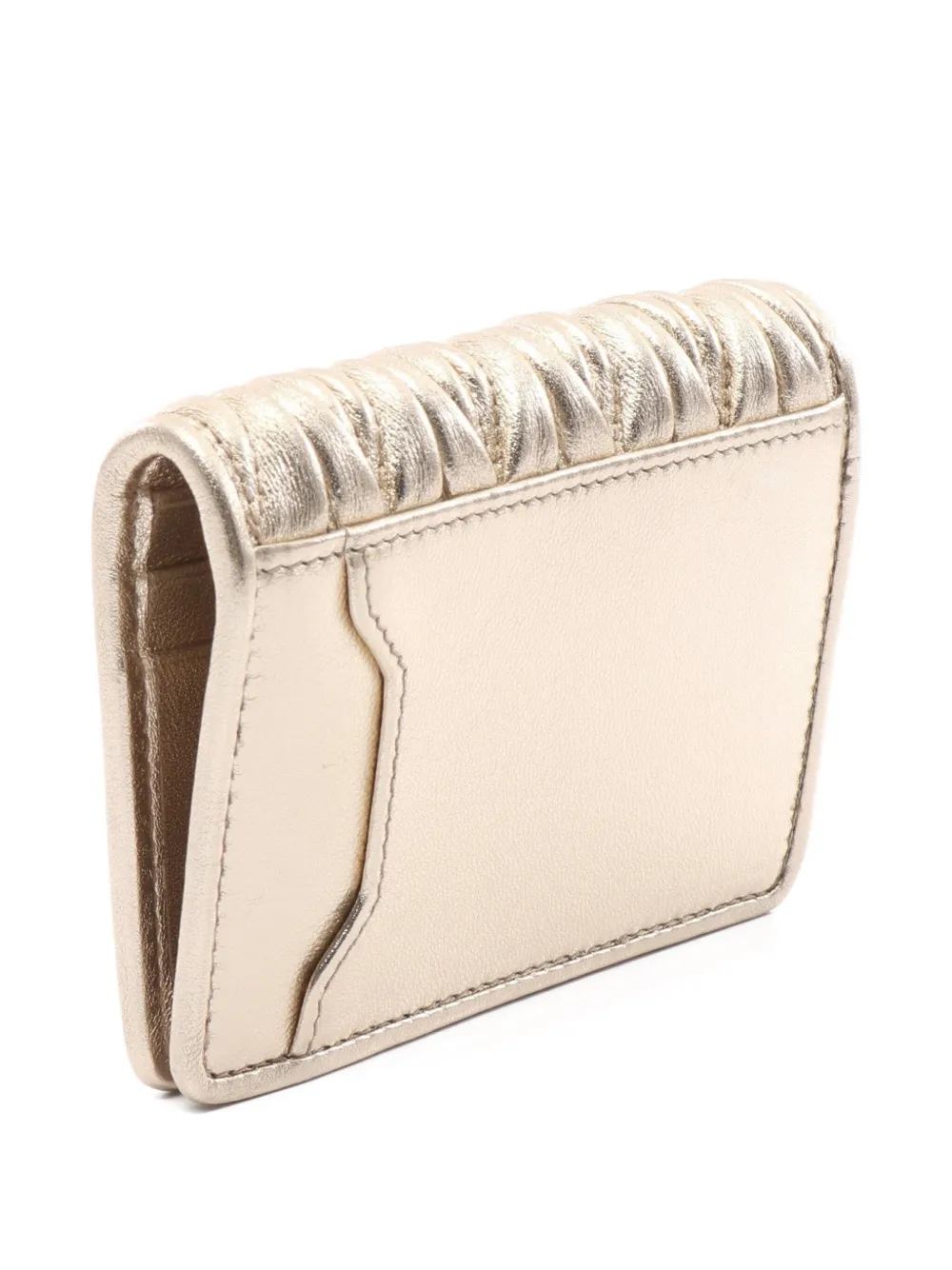 Miu Miu Pre-Owned 2020s Matelasse leather wallet | Image 2