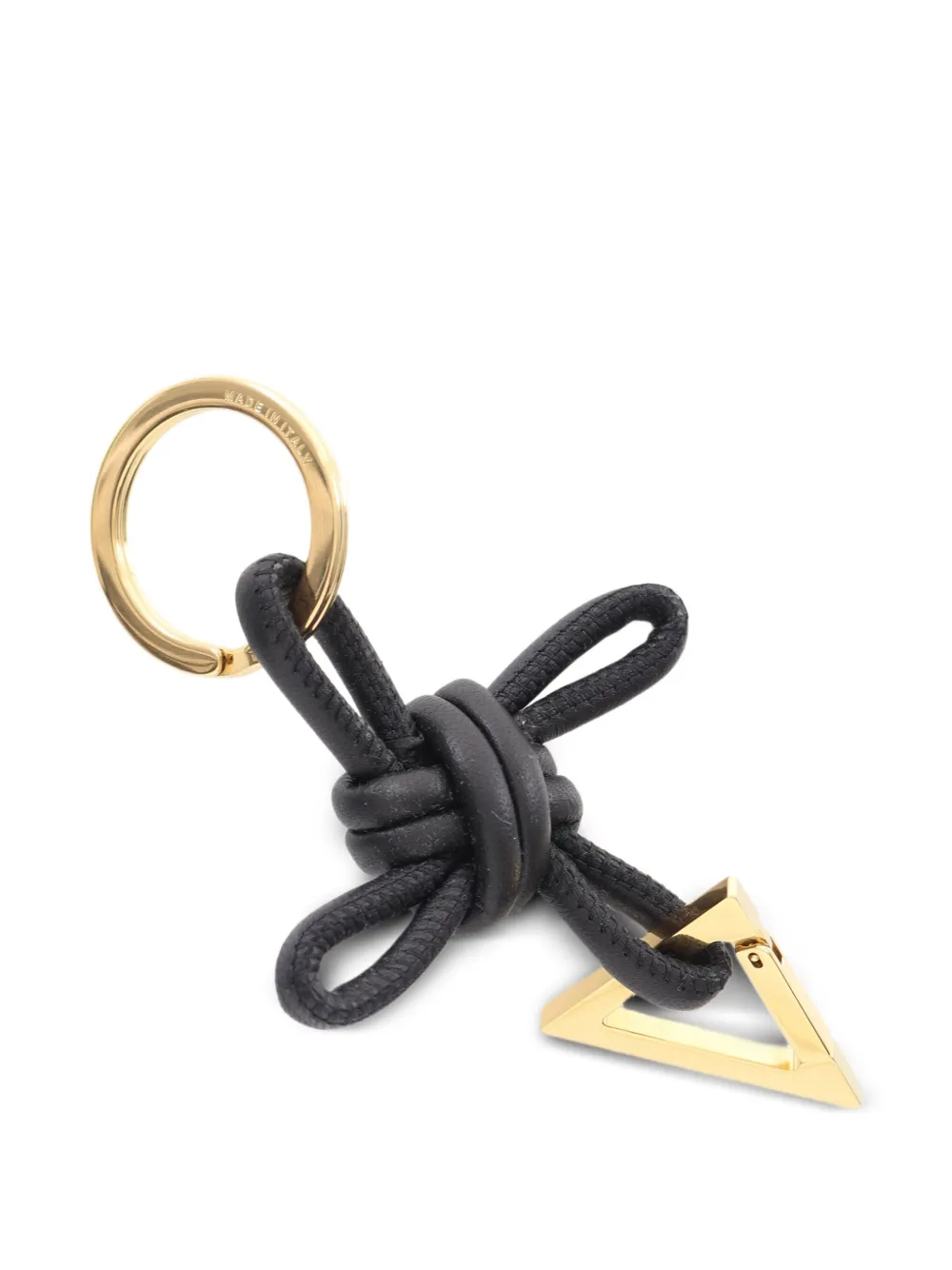 Bottega Veneta Pre-Owned 2020s triangle-knot leather keyring | Image 2