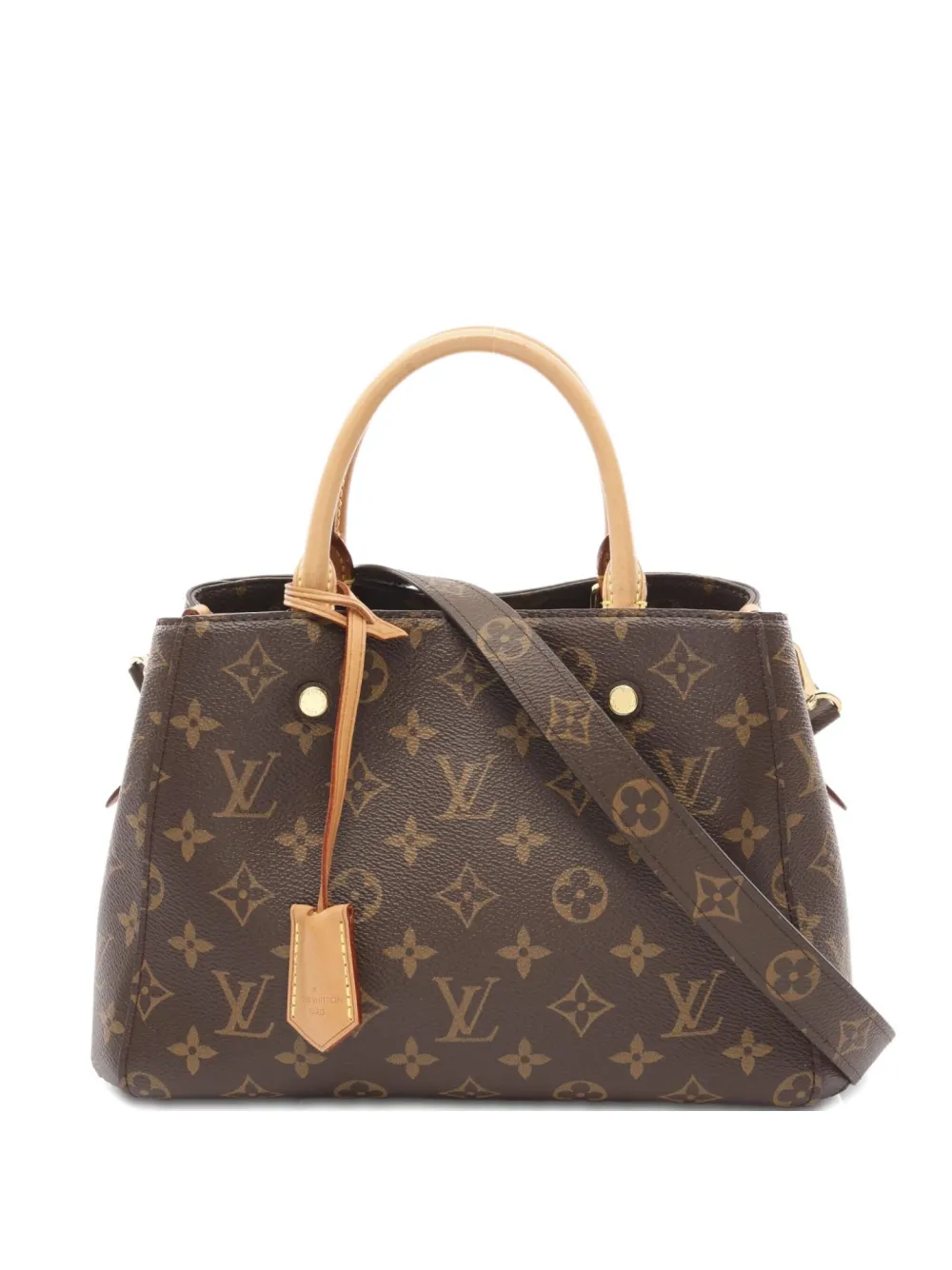 Louis Vuitton Pre-Owned 2019 Montaigne BB handbag | Brown | Image 1