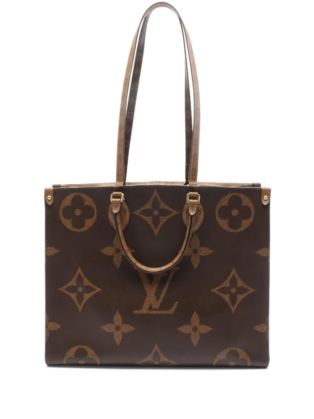 Louis Vuitton Pre-Owned 2020 オン ザ ゴー GM モノグラム ハンドバッグ - ブラウン Louis Vuitton Pre-Owned 2020 オン ザ ゴー GM モノグラム ハンドバッグ - ブラウン