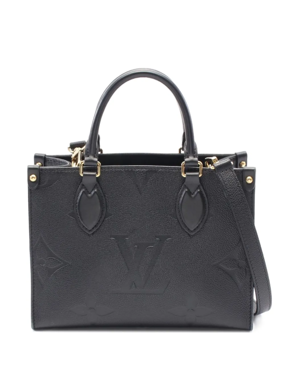 Louis Vuitton Pre-Owned 2000s On-The-Go PM leather handbag | Black | Image 1