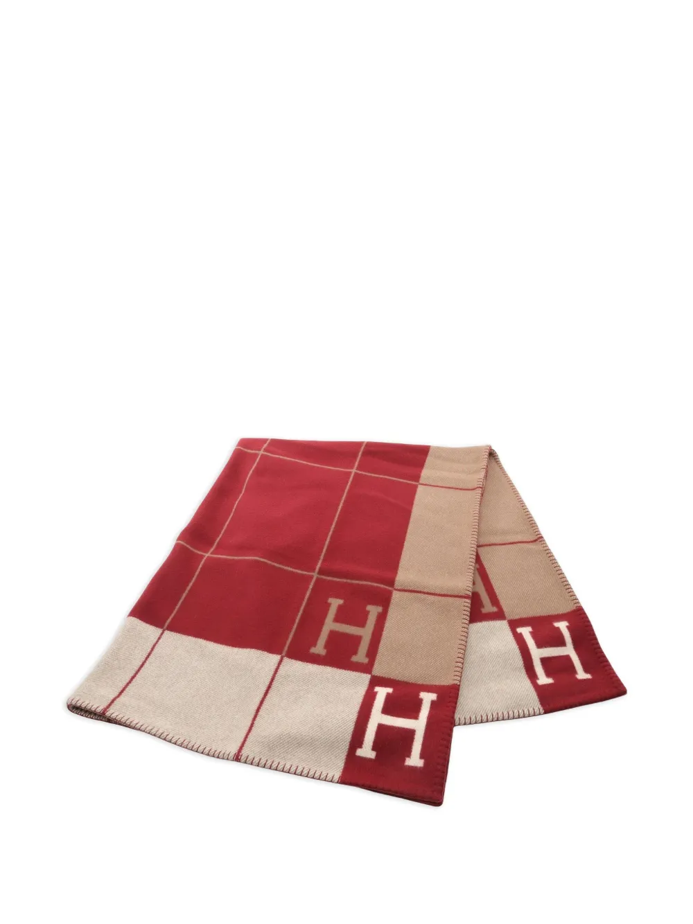Hermès Pre-Owned 2020 Blade Avalon 3 blanket | Neutrals | Image 1