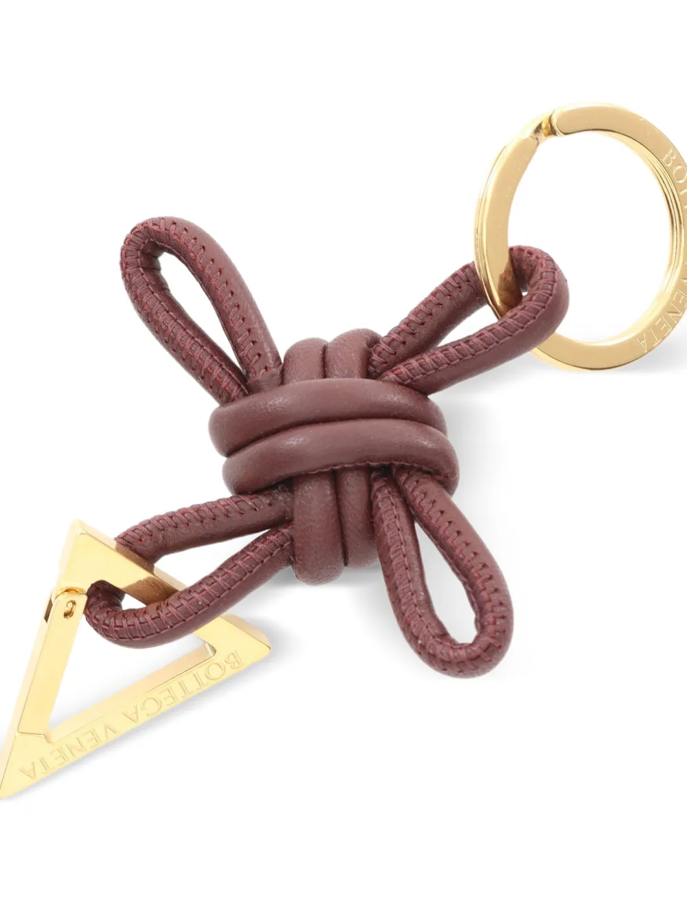 Bottega Veneta Pre-Owned 2020s triangle-knot leather keyring | Image 2