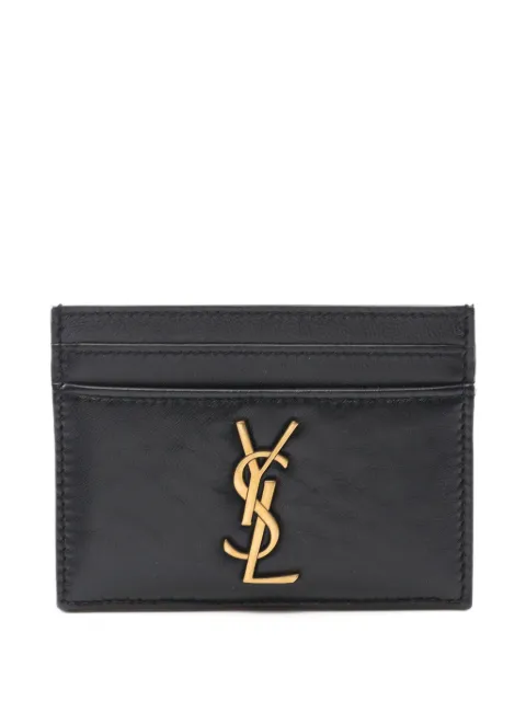 Saint Laurent Pre-Owned 2020s leather card case