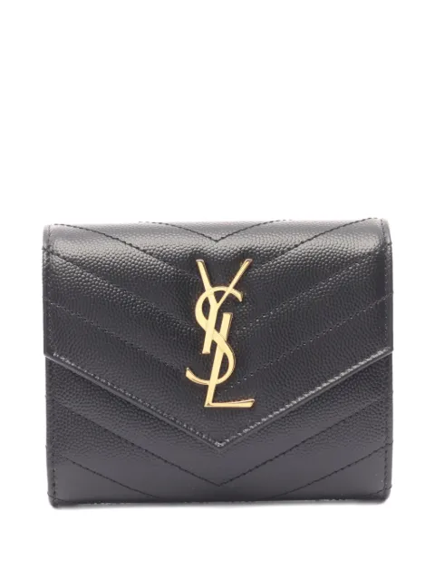 Saint Laurent Pre-Owned 2020s Cassandre leather wallet
