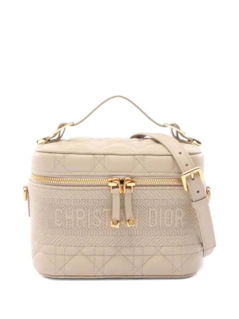 Christian Dior Pre-Owned 2010s quilted leather vanity bag