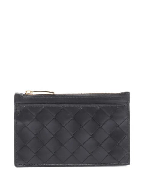 Bottega Veneta Pre-Owned محفظة عملات معدنية جلد بتصميم إنترشياتو من عقد 2020