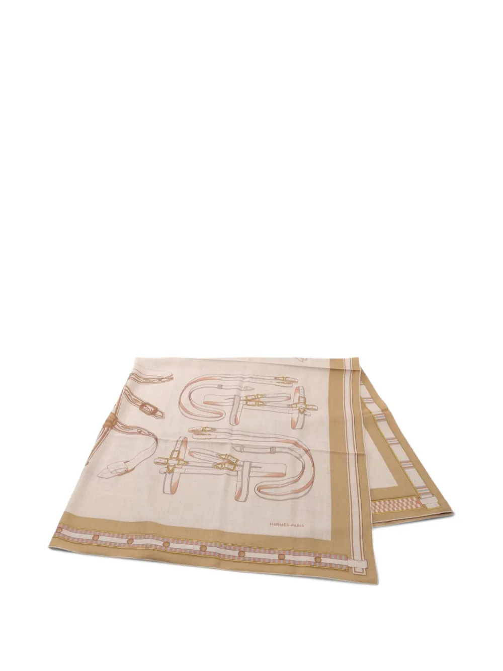 Hermès Pre-Owned 2020 Carréjean scarf | Brown | Image 1