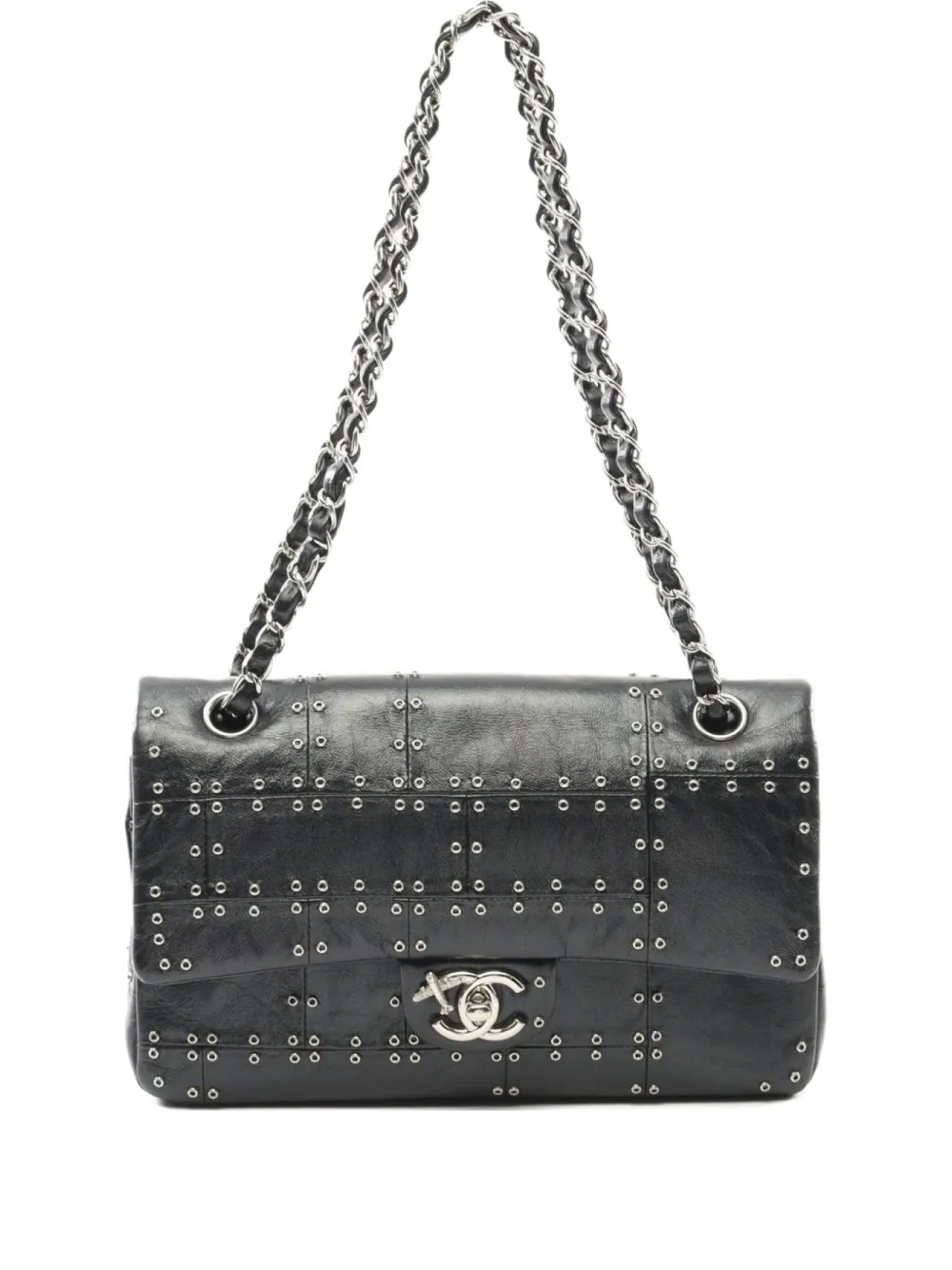 CHANEL Pre-Owned 2016-2017 エアライン マテラッセ バッグ - ブラック CHANEL Pre-Owned 2016-2017 エアライン マテラッセ バッグ - ブラック