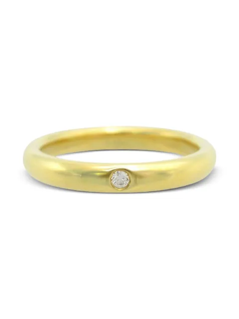 Tiffany & Co. Pre-Owned خاتم ذهب أصفر عيار 18 مرصع بألماس