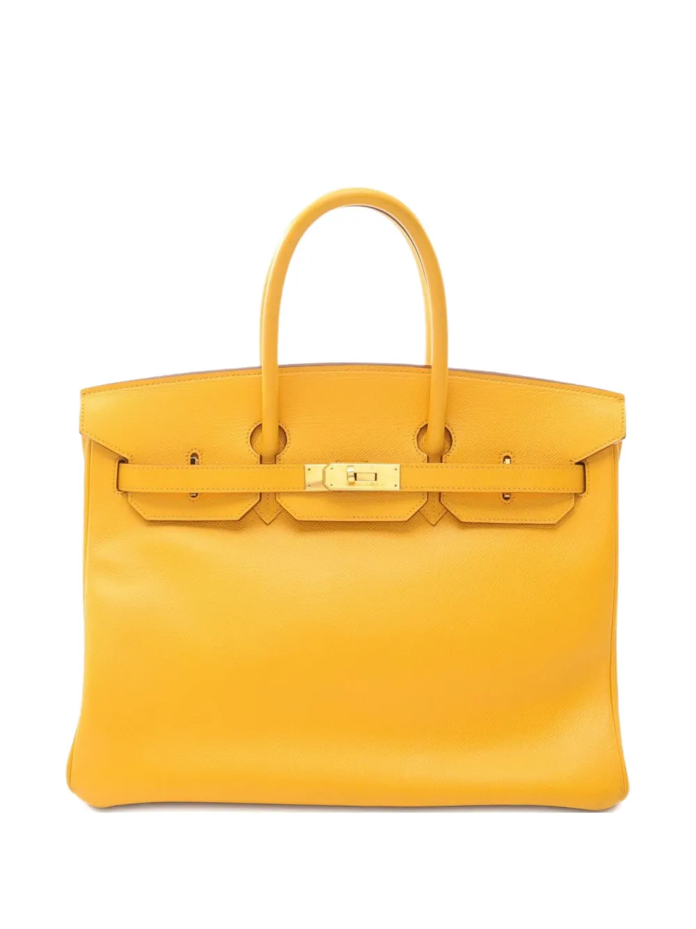 Hermès Pre-Owned 2002 Birkin 35 handbag | Yellow | Image 1
