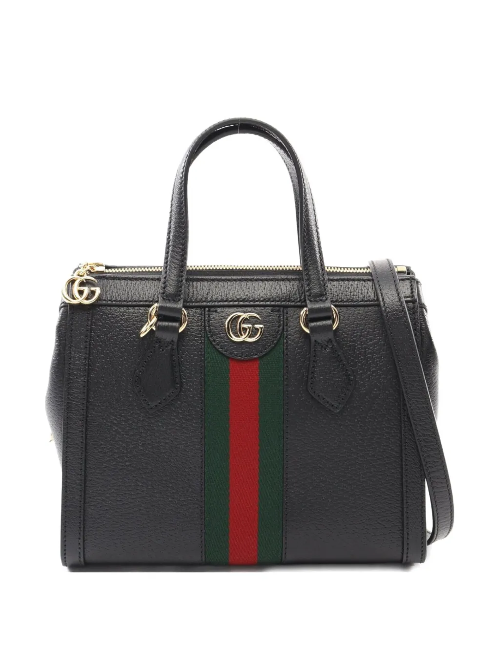 Gucci Pre-Owned 2010s オフィディア ハンドバッグ - ブラック Gucci Pre-Owned 2010s オフィディア ハンドバッグ - ブラック