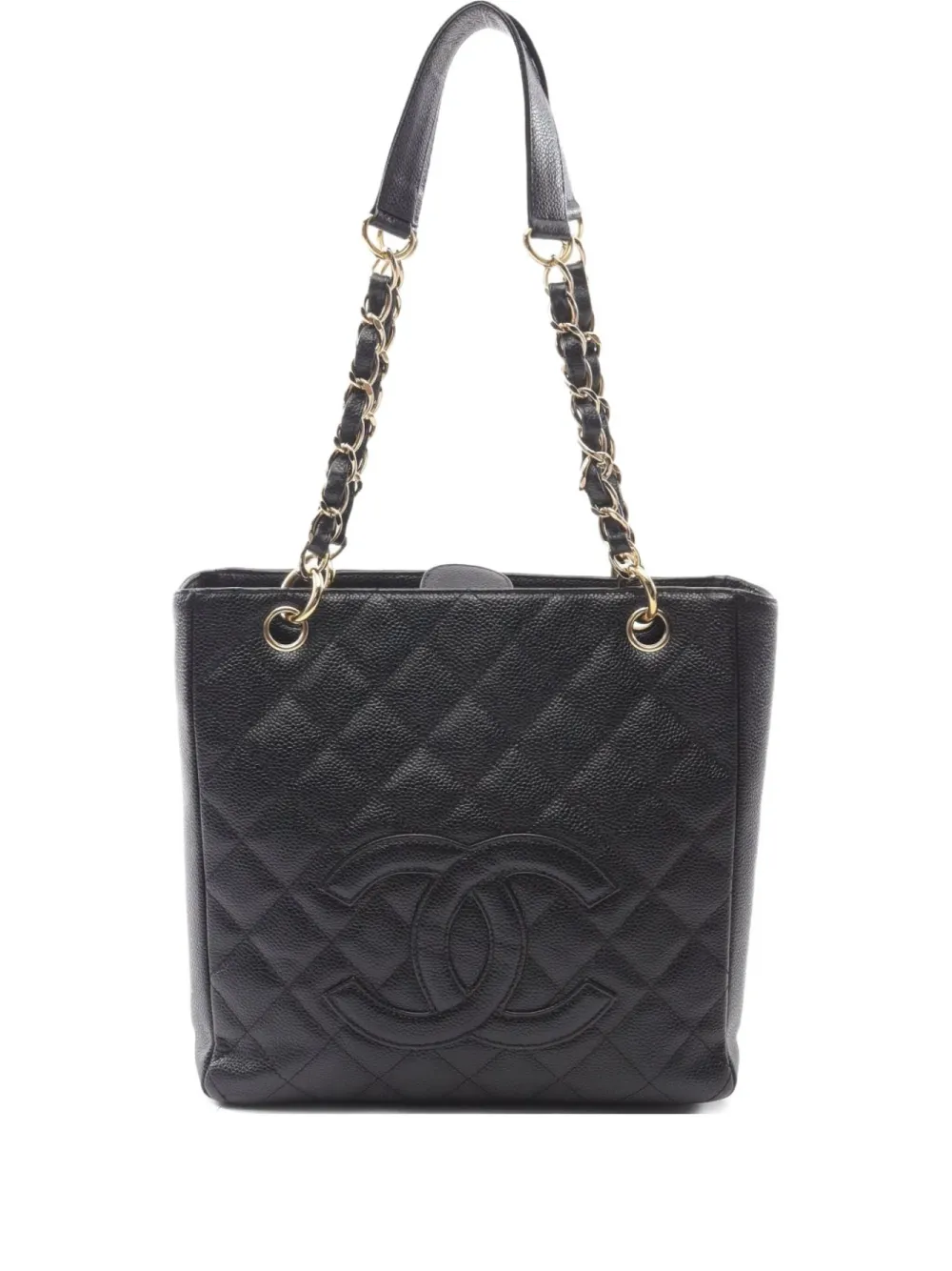 CHANEL Pre-Owned 2003-2004 マトラッセ ハンドバッグ - ブラック CHANEL Pre-Owned 2003-2004 マトラッセ ハンドバッグ - ブラック
