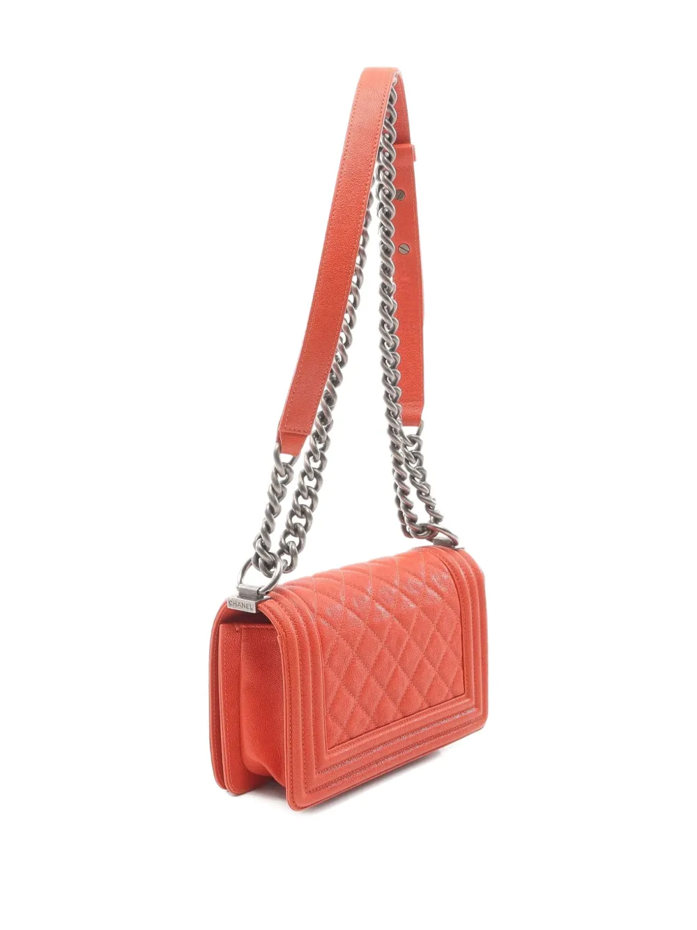 CHANEL Pre-Owned 2018-2019 small Boy Chain shoulder bag | Pre-Owned | Image 2