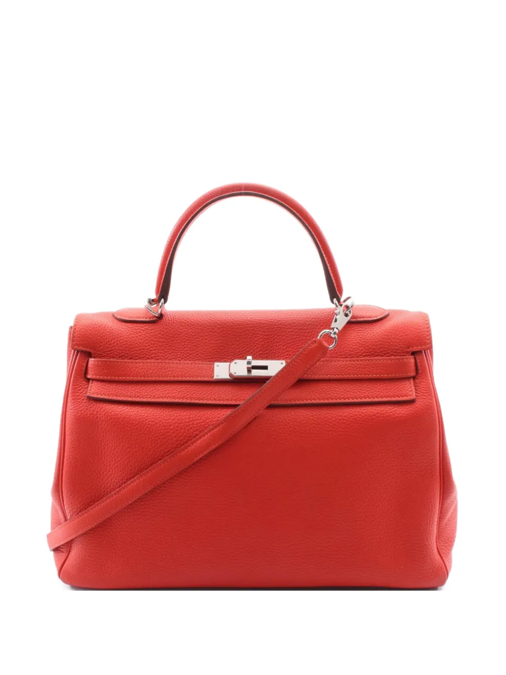 Hermès Pre-Owned 2012 ケリー 35 ハンドバッグ - オレンジ Hermès Pre-Owned 2012 ケリー 35 ハンドバッグ - オレンジ
