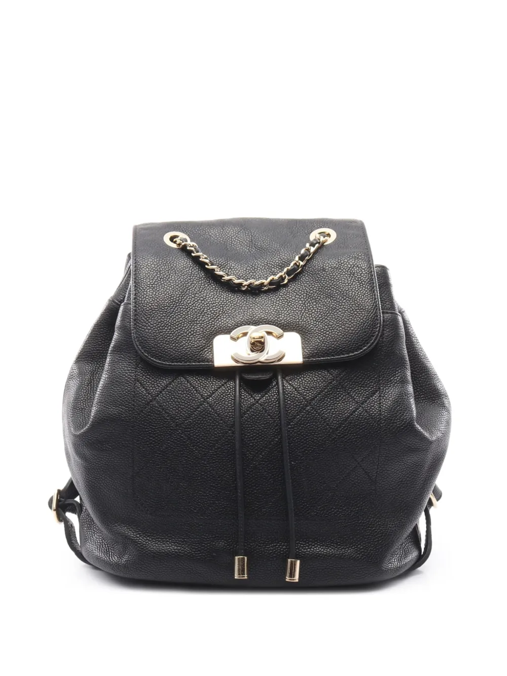 CHANEL Pre-Owned 2017 マテラッセ バックパック - ブラック CHANEL Pre-Owned 2017 マテラッセ バックパック - ブラック
