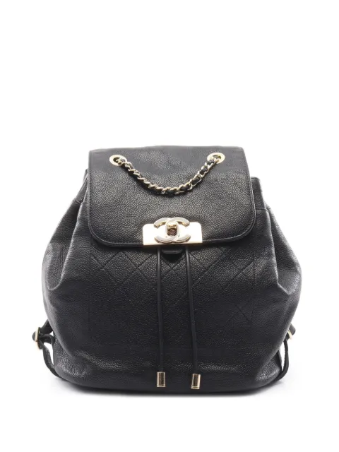 CHANEL Pre-Owned 2017 matelasse chain backpack