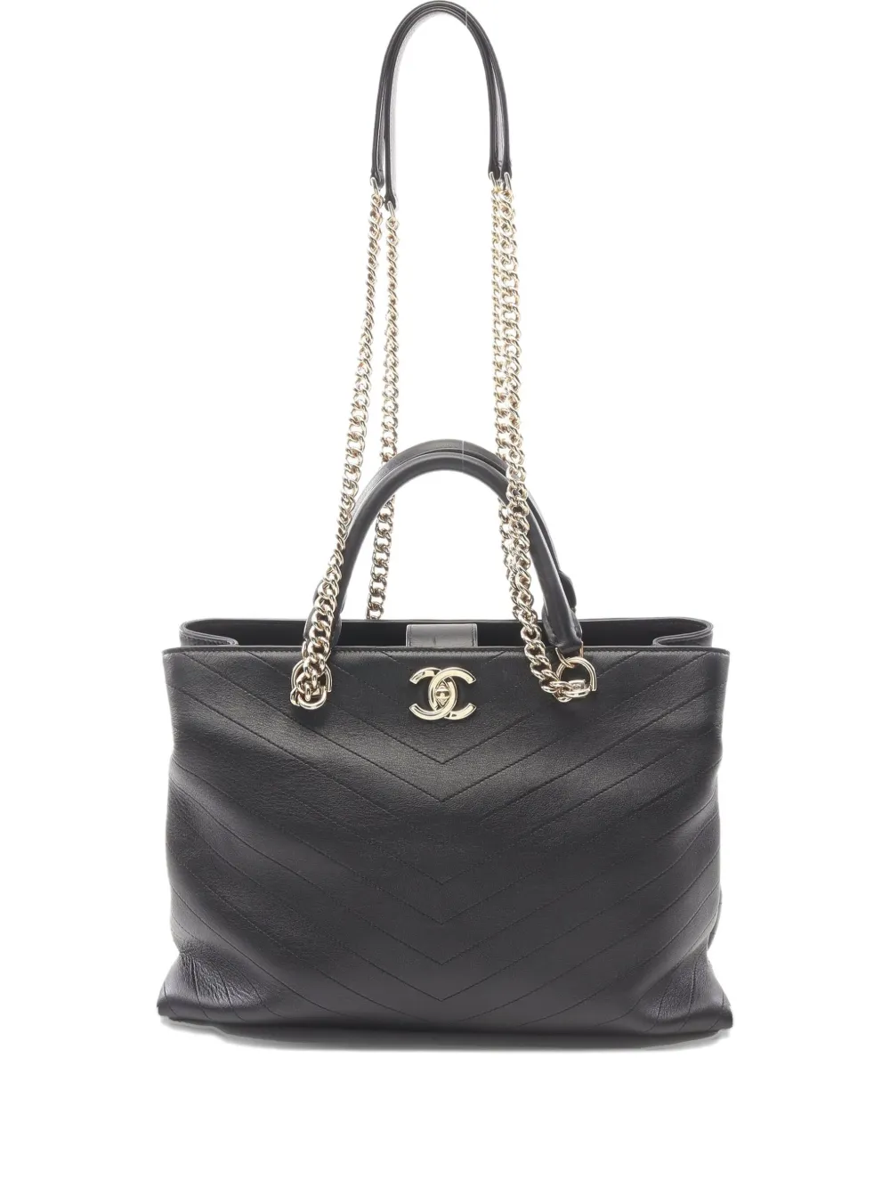 CHANEL Pre-Owned 2018-2019 ショルダーバッグ - ブラック CHANEL Pre-Owned 2018-2019 ショルダーバッグ - ブラック