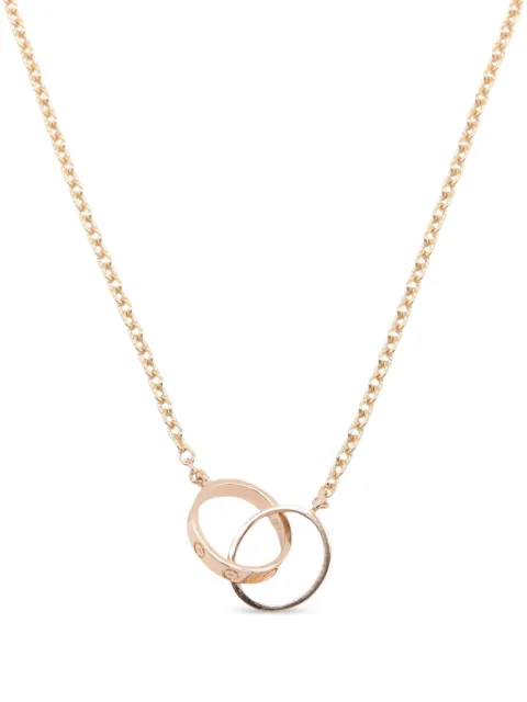 Cartier 2010s 18kt rose gold Baby Love necklace