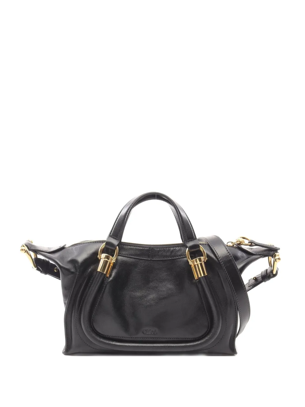 Chloé Pre-Owned 2020s small Paraty 24 tote bag | Black | Image 1