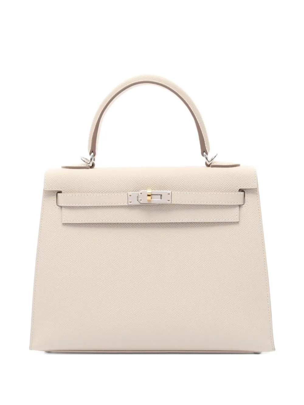 Hermès Pre-Owned 2024 Kelly 25 Kure Handbag | White | Image 1